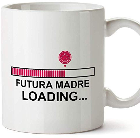 MUGFFINS Taza Mamá (Madre Cargando() - Regalos Originales y Divertidos para el Día de la Madre
