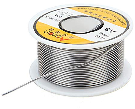 Carrete de alambre de hierro para soldar, tipo A3, 100 g, 63/37, 1,0 mm, fundente 1,8 mm