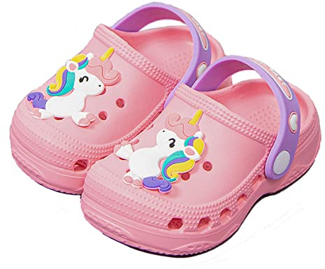 Meik Mangni Sabots et Mules Enfant Fille Garçon Clog 19-33 EU | Sandales de Plage,Respirante Pantoufles Maison,Chaussures de Jardin
