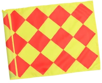 Bandiera angolare portatile per allenamento di calcio, 44 x 34 cm, colori vivaci per arbitri
