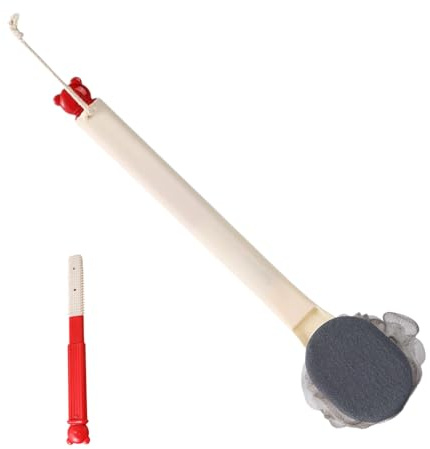 Brosse De Dos Long Manche Pour Douche | Brosse De Dos Douce À Long Manche Pour Douche - Accessoire De Nettoyage Corporel Double Face Pour Et Jambes Hommes Femmes