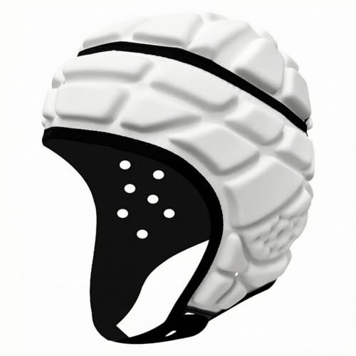FytStycale Casque Textile Ajustable, Blanc, Enfant S 4-7 Ans