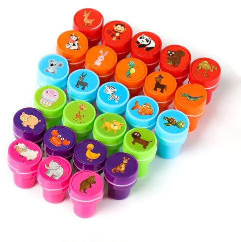 Kesote Stempel Kinder 26 Stempelset Tiere Mitgebsel Kindergeburtstag Geschenk Geburtstag Party Favor