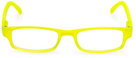 Contacta, Fluo, Occhiali da Lettura per Uomo e Donna, Occhiali da Lettura Leggeri e Colorati, Pratici e Funzionali, Montatura con Aste Flex, Diottrie +1,50, Colore Giallo, 18g