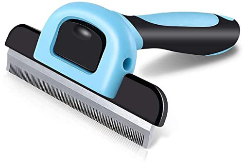 DDSHUN Deshedding Tool - Pet Grooming Brush Dematting Comb for Short, Medium & Long Haired Dogs, Cats, Horses
