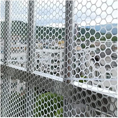 PBZLL Hühnerdrahtzaun aus Kunststoff, sechseckiger Zaundraht für Gartenarbeit, Geflügelzäune, Hühnerdrahtrahmen für Handwerk, Blumennetz (Size : 0.8x20m/2.6x65ft)