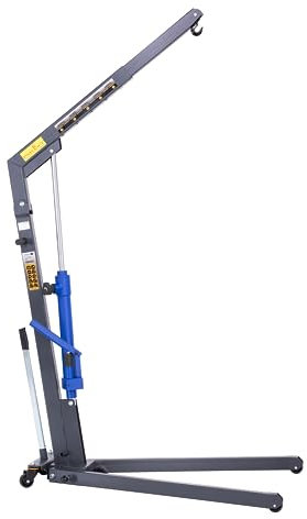 Pro-Lift-Montagetechnik Gru da officina, 600 kg, solo 90 mm, gru di sollevamento pieghevole, per carichi pesanti