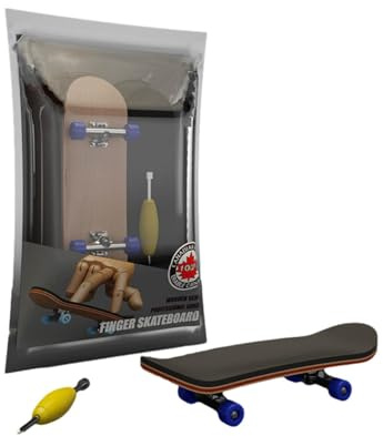 Yulokdwi Professional Finger Skateboard, Wooden Fingerboard Toy, 5 Layered Maple Wood, Suitable for Adults & Kids, Improves Fine Motor Skills