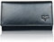 UMTI Leder Damenbörse Damen Geldbörse Börse 23- (95A) Damen Portemonnaie Damen Geldbörsen Brieftasche Damen Geldbeutel Damen Portmonee Damen Portmonai Schwarz