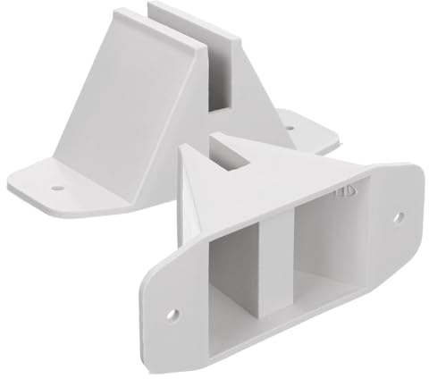 SUPVOX Base para Valla de Plástico Soporte Fijo para Valla Pequeña Juego de 2 Unidades Accesorios para Jardín y Patio Soporte Estable para Cercas de Jardín
