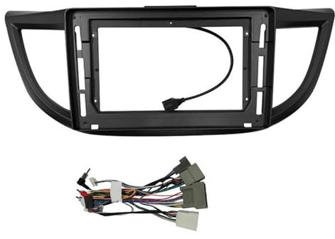 För CRV För C-RV 2012 2013 2014 2015 2016 2017 9/10 Tums Bilram Fascia Adapter Canbus Box Decoder Radio Audio Dash Fitting Panel Kit YTdhfDGJ(Frame-10.1 canbus)