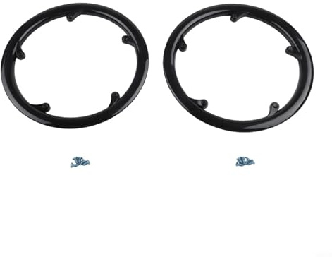 Jonikuper Chain Guard for 48T Crankset, 5-Hole Plastic Chainring Cover, Protective Sprocket Guard for Mountain For Bike and Folding For Bike (48T)