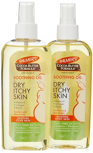 Palmers Cocoa Butter Formula Soothing Oil for Dry, Itchy, Skin 150ml (Pack of 2)