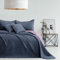 AmeliaHome Tagesdecke anthrazit Flieder 240x260 Bettüberwürf zweiseitig Ultrasonic Steppung Polyester Softa