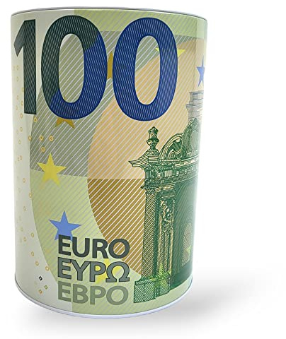 BUSDUGA Hucha XXL 4195 XXL de 100 euro-Note, hucha con billetes aprox. 21 x 15 cm