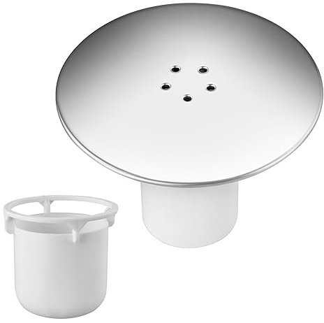 Couvercle de vidange de douche et de rechange pour siphon chromé 90 mm/115 mm
