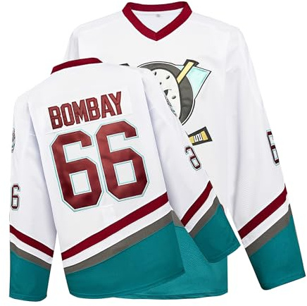 Camiseta de los Mighty Ducks de la película de Hockey sobre Hielo Charlie Conway #96 Adam Banks #99, Ropa Hip Hop de los 90 para Fiestas con niños y Adultos, XL