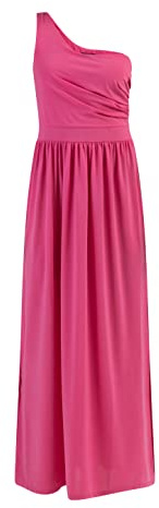nelice Dam Klänning Dam onaxlad maxiklänning 19227027-NE01, pink, XS, One-shoulder maxiklänning, XS