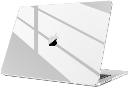 Fintie Hülle Kompatibel mit MacBook Pro 16 (2024-2021) M4 M3 M2 M1 Pro/Max A3186 A3403 A2991 A2780 A2485, Verbesserte ultradünne Hülle Kompatibel mit MacBook Pro 16 Zoll (Transparent)