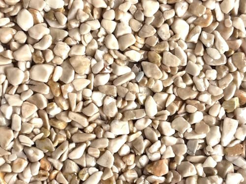 Balkonretter Steinteppich Komplett Set I 1,5qm I Körnung 2-4mm I 25kg Marmor + 2kg Bindemittel I UV-Stabil I Frostsicher I Flexibel I Langlebig I für Terrassen, Loggia, Balkone, Treppen (Beige)