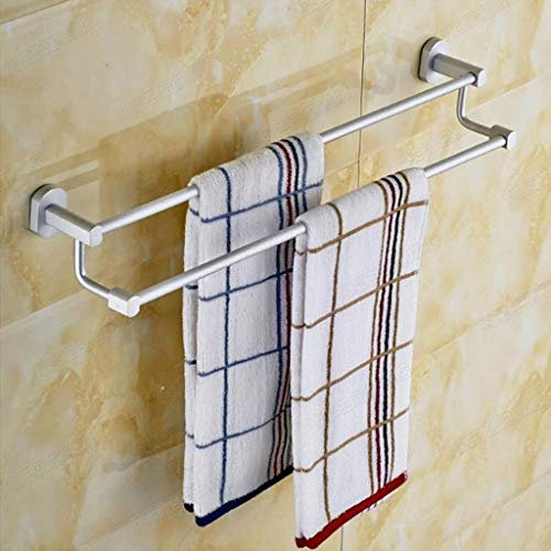 Portasciugamani da bagno in alluminio a parete mensola 60 cm portasciugamani Stand