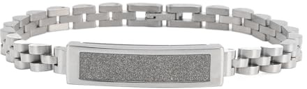 Generic Fitnessspårningsarmband, Smart Armband med Stegdisk, Fjärrkamerakontroll, Sömnanalys, Körning Av Cykelcykellägen, IP68 Regnsäker, Magnetisk Laddning (Silver)