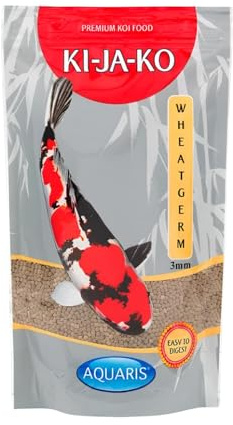 KI-JA-KO Wheatgerm spezielles, hochwertiges Futter für Kois 500 g / 3 mm - mit einem hohen Gehalt an Weizenkeimen, für die FŸtterung im FrŸhling und im Herbst