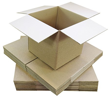Triplast 203 x 203 x 203mm Medium Single Wall 8x8x8 Shipping Mailing Postal Gift Cube Cardboard Boxes (Pack of 5)