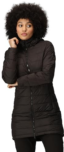 Chaqueta acolchada acolchada con aislamiento Starler para mujer con capucha desmontable, repelente al agua y altamente aislante, perfecta para actividades al aire libre