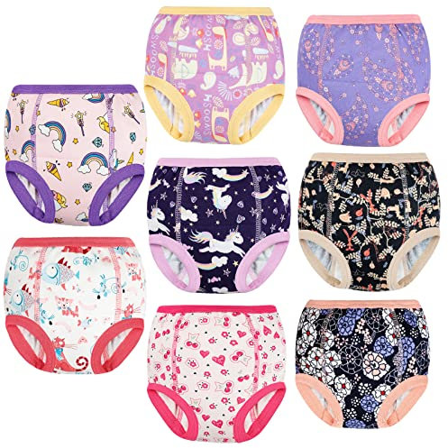 MooMoo Baby Potty Training Pants Cotton Training Underwear for Boy and Girl