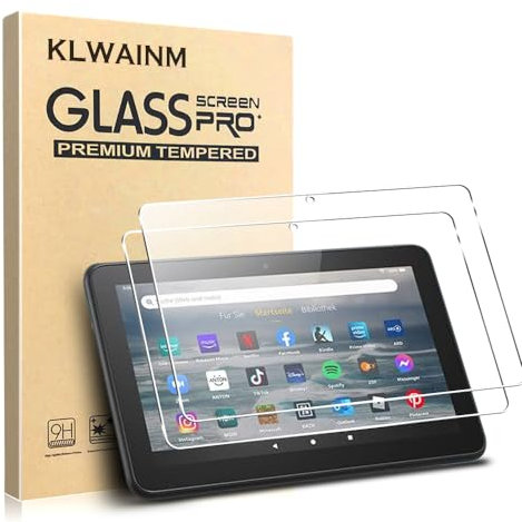 KLWAINM[2 Stück 7 Zoll Kids Tablet 2022 Schutzglas Schutzfolie Displayschutz 2.5D HD 9H Härte Anti-Kratzen Bläschenfrei Displayschutzfolie Folie