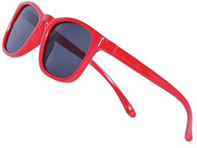 JoXiGo Sonnenbrille Polarisiert für Kinder Jungen und Mädchen (3-12 Jahre) + Brillenhalter + Sonnenbrillen Beutel