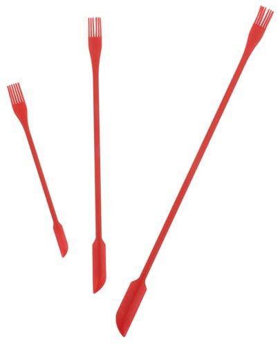 MAGICLULU 3stücke Sahneschaber Aus Silikon Backschaber Spatel Für Küche Spatel Zum Backen Backwerkzeug Antihaftbeschichtet Geruchlos Umweltfreundlich Langlebig Leicht Zu Bedienen