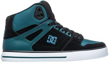 DC Shoes Pure High-Top - Leather High-Top Shoes for Men - Leather High-Top Shoes - Men - Blue