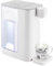 Weiß Elektrischer Wasserkocher 2000W Advanced Heißwasserspender für schnelles Erhitzen und Ausgeben einstellbare 5 Temperaturen und 2 Wasserausgänge 3L Wassertankkapazität für Küche, Haushalt