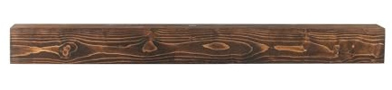 VEVOR Mensola per Camino Galleggiante da Parete, 213,3x20,3x15,24 cm, Rivestimento per Camino Galleggiante in Legno Naturale, Portata 22,7 kg, Fatto a Mano, per Decorazione da Parete, Marrone