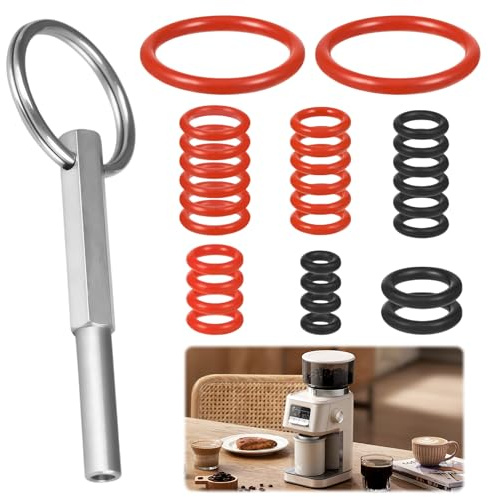 Dichtung O-Ringe mit Ovalkopfschlüssel für Philips Saeco,31 Stück Dichtungsringe Brühgruppe für Supportventil Dampfventil Auslaufventil Kaffeevollautomat Ersatzteile