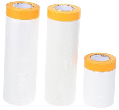 FIXOSHEE Papel de Enmascarar Automático 20 Metros Protección para Pintura Resistente para Automóviles y Muebles 3