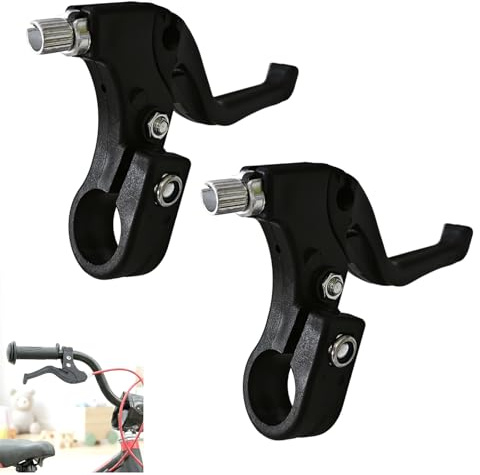 Larebidtex Palancas de Freno para Bicicleta Infantil, 1 Par - Par de Manetas Ergonómicas y Duraderas, Fácil Instalación, Seguridad para Niños, Diseño Especializado