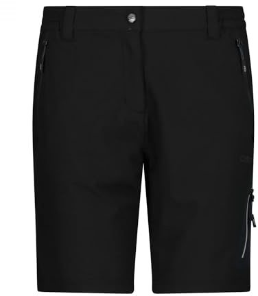 CMP Pantaloncini 3T51146 Pantaloni, Donna, Nero, 50