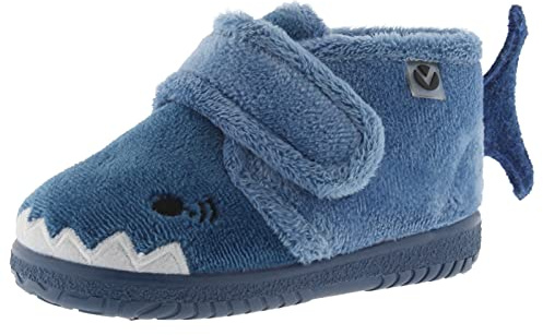 Victoria Chaussons Unisexe Ojalá Fourrure Animaux & Scratch & Semelle Assortie 105119 pour Enfants Azul 27