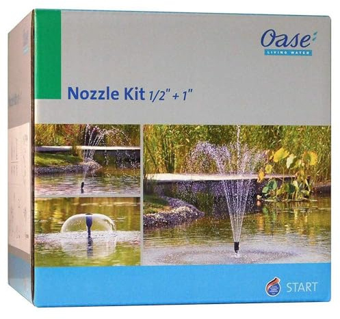 Oase Fountain Nozzle Kit with 1/2 & 1 Adapters (71785)