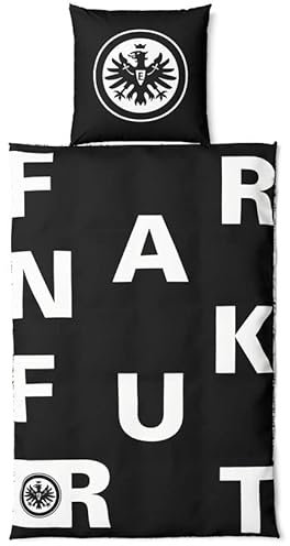 Eintracht Frankfurt Bettwäsche Wendebettwäsche ** Stadtplan ** 2 teilig, 135x200 cm und 80x80 cm, 001.0720170