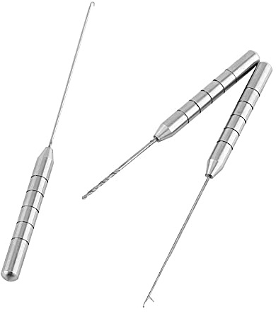 Baiting Needle Set, Aluminum Alloy Essential Carp Fishing Accessories Including Bait Hooks, Carp Rigs Tackle Tool for Making Rigs for Novices and Experts alike