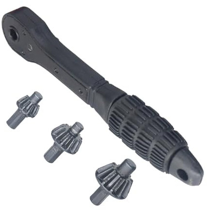 Drill Chuck Ratchet Spanner | Double Head Ratchet Chuck Key | Drill Chuck Removal Spanner | Electric Drill Chuck Key for Drilling | Electric Drill Lock Key Wrench with 10/13/16mm for Woodworking