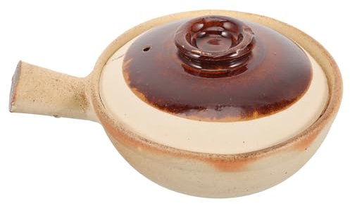 Garneck Teglia Per Aglio Pentola Multifunzionale Per Stufati Ceramica Antiaderente Manico Facile Da Spostare Perfetta Per Zuppe Noodles Hot Pot