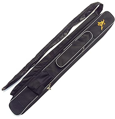 Bolso de Espadas de Kung fu Chino, Bolso de Hombro de Doble Capa for 2 Espadas y Equipo de Tai Chi, Multicolor(Black)