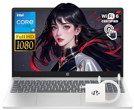 HP 15.6 FHD Touchscreen Laptop, 10-Core Intel i5-1334U(Beat i7-1255U Up to 4.6GHz) 16GB RAM 1TB SSD, Win 11 WiFi6 Bluetooth5.4 Webcam Laptops-Computer for Business Gaming w/GM Accessory