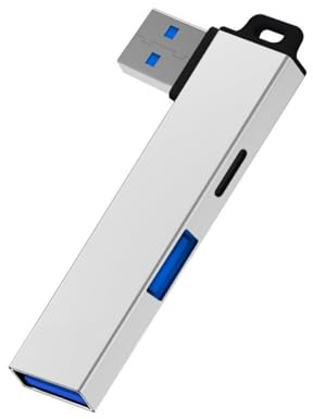Buxuaaaa USB 3.0-hubbar USB 3.0 till typ C och USB-hubbar med hängande design bred kompatibilitet USB typ C-adapter