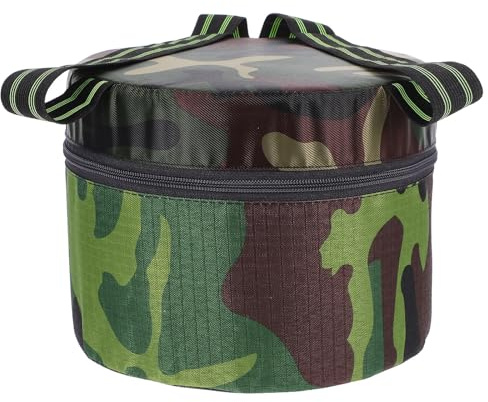 HEMOTON Garden Stool Portable Folding Stool for Gardening and Home Use Metal Cloth Seat for Man Woman 1pcs